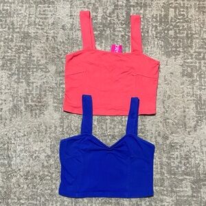 🔥4/20! bundle of 2 crop tops. Size small
